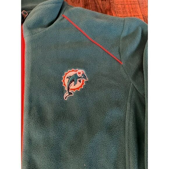 Women’s Miami Dolphins Team NFL Zip Up Fleece - Picture 3 of 3